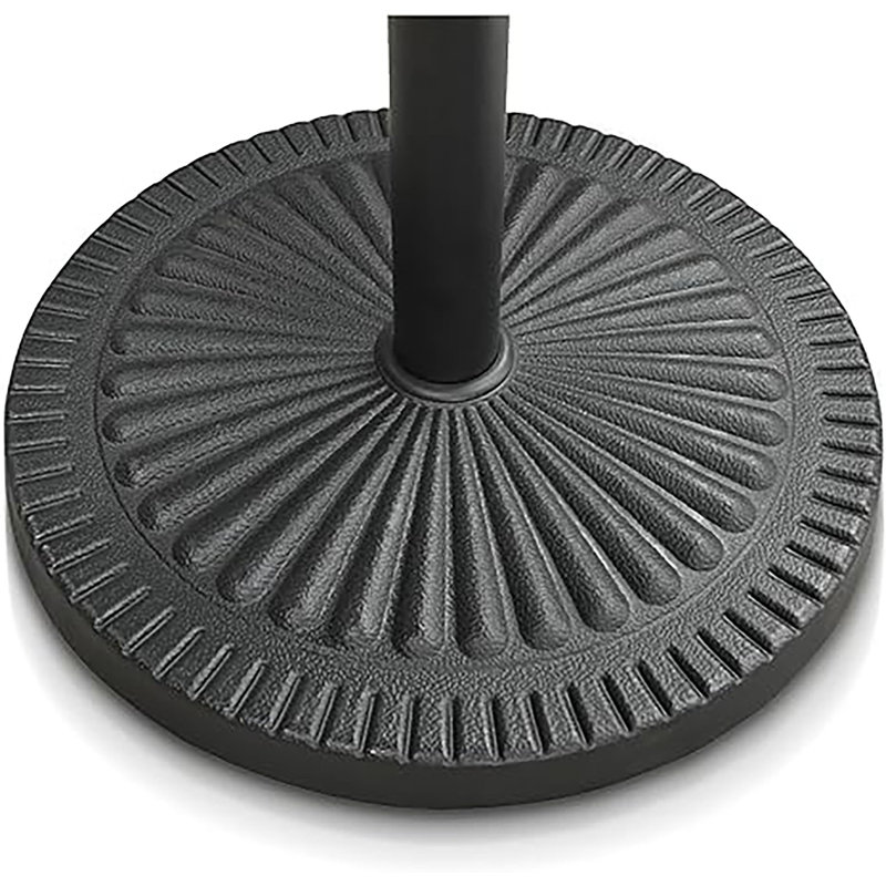 Purple Leaf 96" Square Crank and Tilt Outdoor Market Table Umbrella with Base | Wayfair